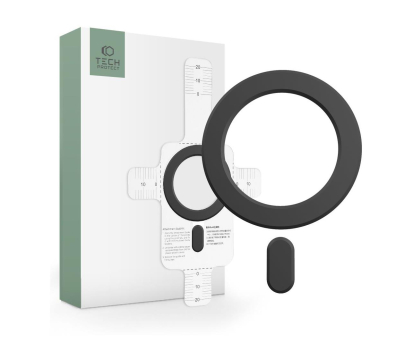 Ładowarka i akumulator TECH-PROTECT Blaszka Magnetyczna Magmat Magsafe Magnetic Ring black 9490713933732
